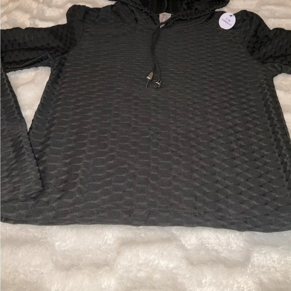 Bella Movement BEYOND-THE-GYM Pullover‎ Hoodie S/M Slimming Fit. NWT - Picture 3 of 7